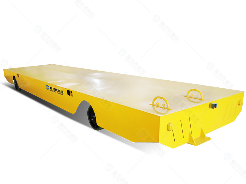 大型電動平車平板轉運車試機成功