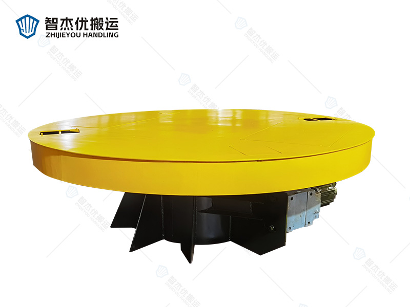 地軌車換向電動軌道轉盤